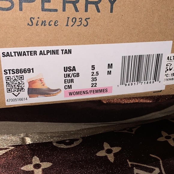 New~Sperry Saltwater Tan - Picture 5 of 5